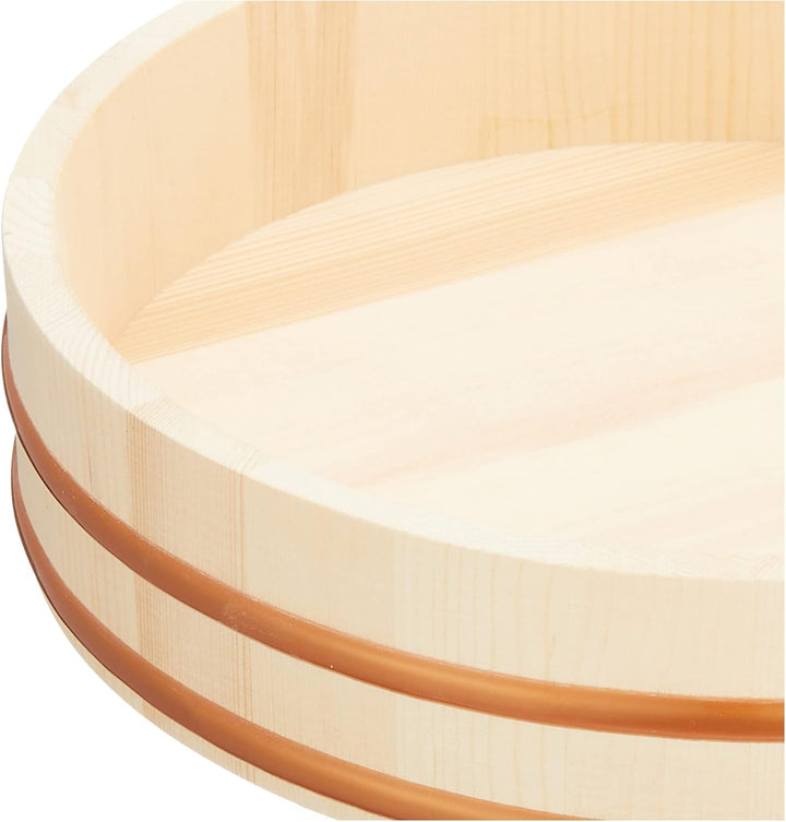 JapanBargain Wooden Sushi Oke Hangiri 33 cm #9623 13 inch