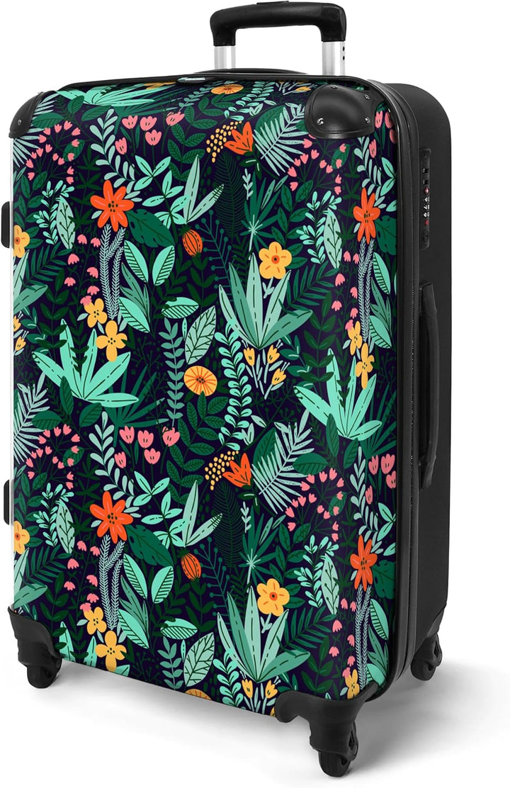 NoBoringSuitcases.com® Handgepäck, Hartschalenkoffer mit TSA Schloss, Trolley, Reisekoffer, Carry on