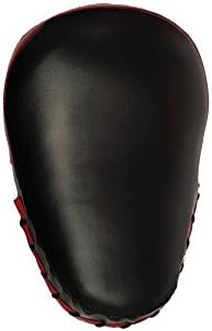 S.B.J - Sportland Handpratzen | Trainings Pratzen | Handmitt schwarz-rot Curved, Lieferung paarweise