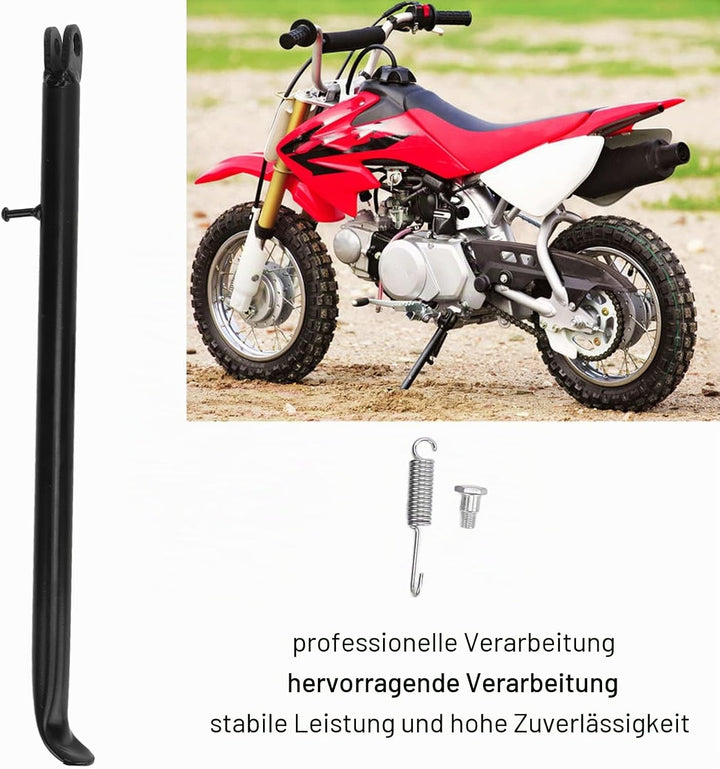 Motorrad Seitenständer Metall 420mm/16.54in Motorrad Seitenständer Unterstützung Ersatz für Apollo 1