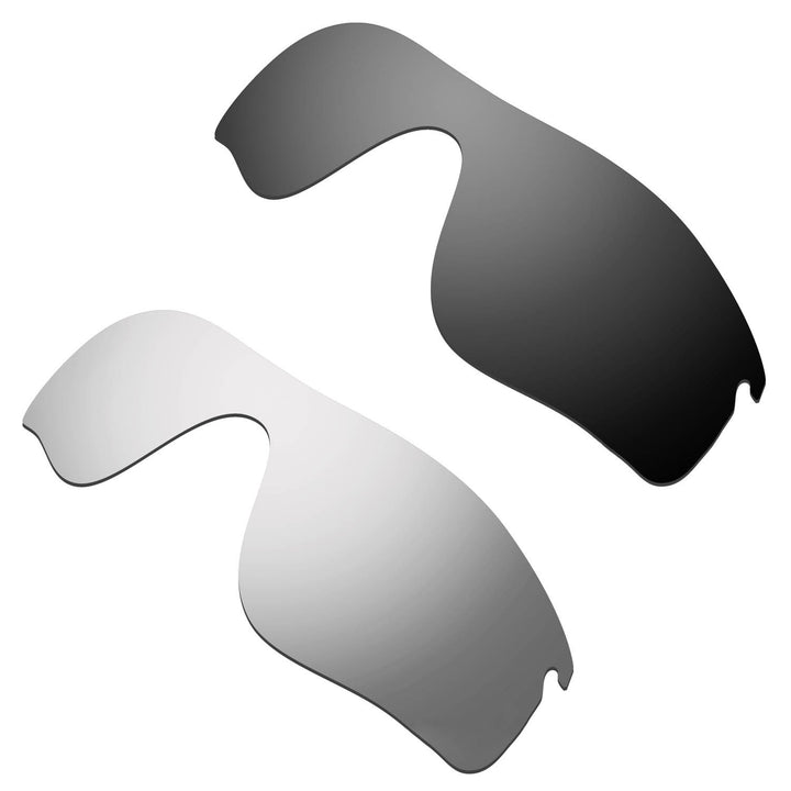 HKUCO Verstärken Ersatz-Brillengläser für Oakley RadarLock Path Schwarz/Titan TAC Polarisiert