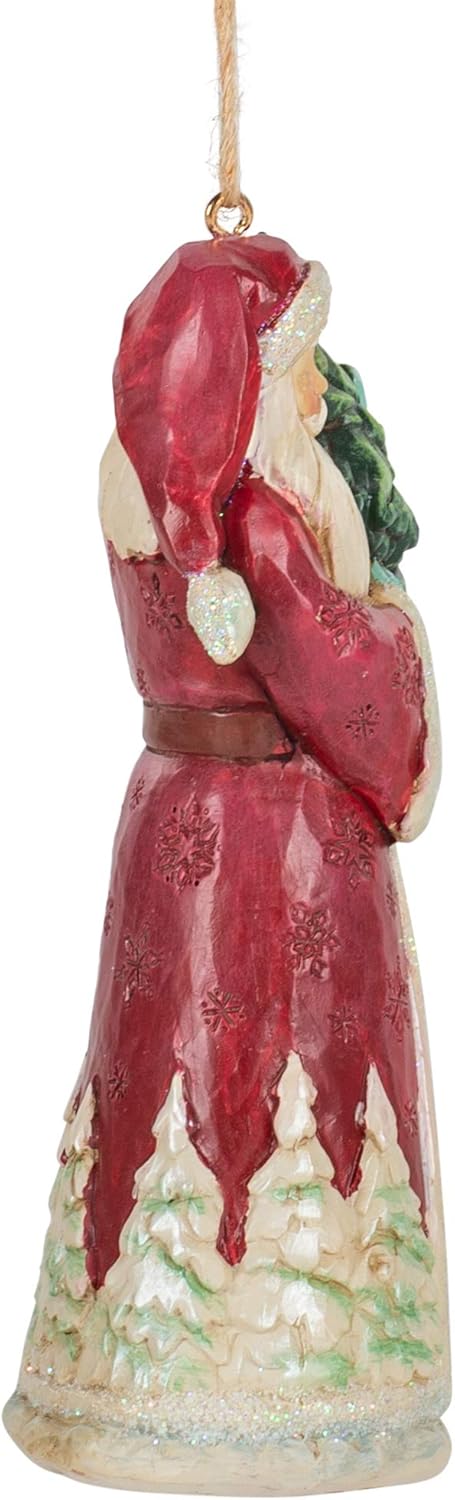 Enesco Jim Shore Heartwood Creek Wonderland Weihnachtsmann mit Baum