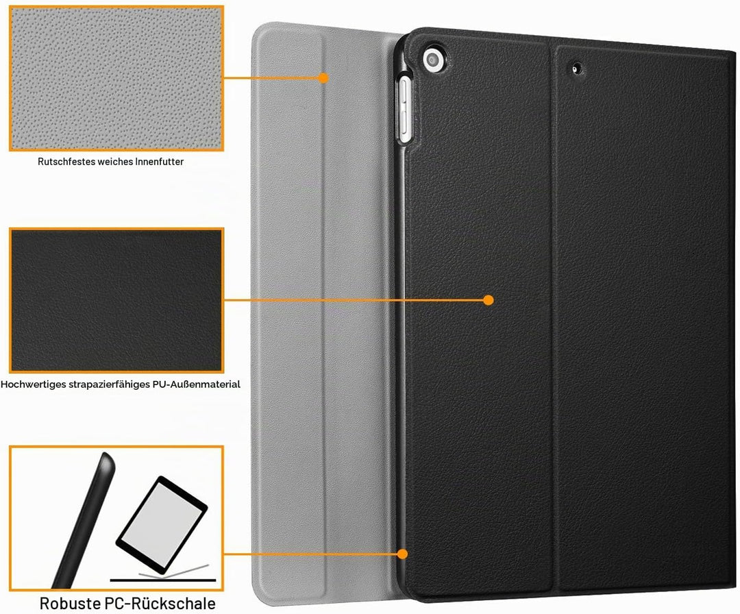 Fintie Tastatur Hülle für iPad 9. Generation (2021)/ 8. Gen (2020) / 7. Gen (2019) 10.2 Zoll - Ultra