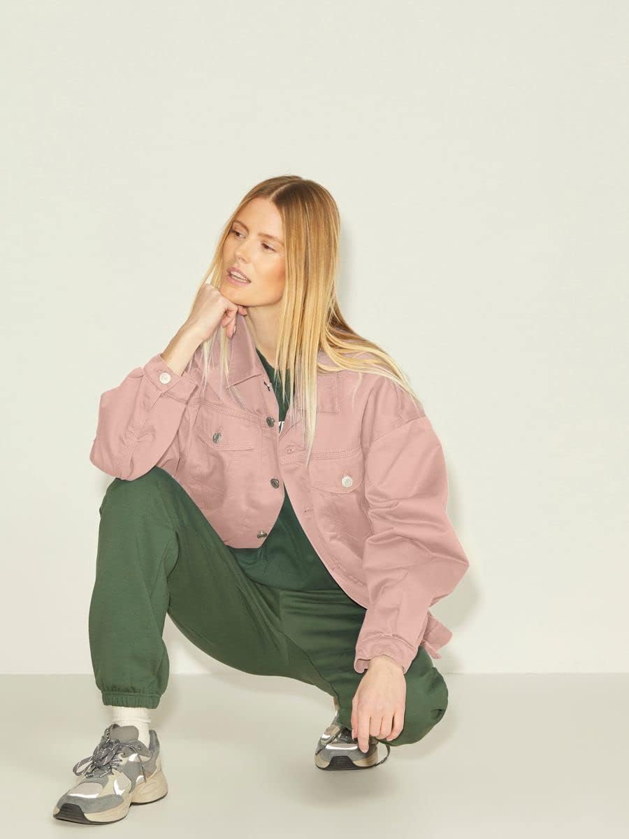 JACK & JONES Damen JJXX JXMOCCA Canvas Jacket NOOS XL Cameo Rose, XL Cameo Rose