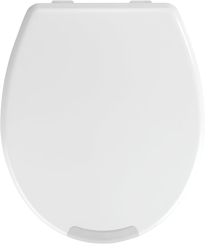 WENKO WC-Sitz Secura Comfort bis 200 kg Tragkraft, Hygiene-Toilettensitz mit 5 cm Sitzflächenerhöhun