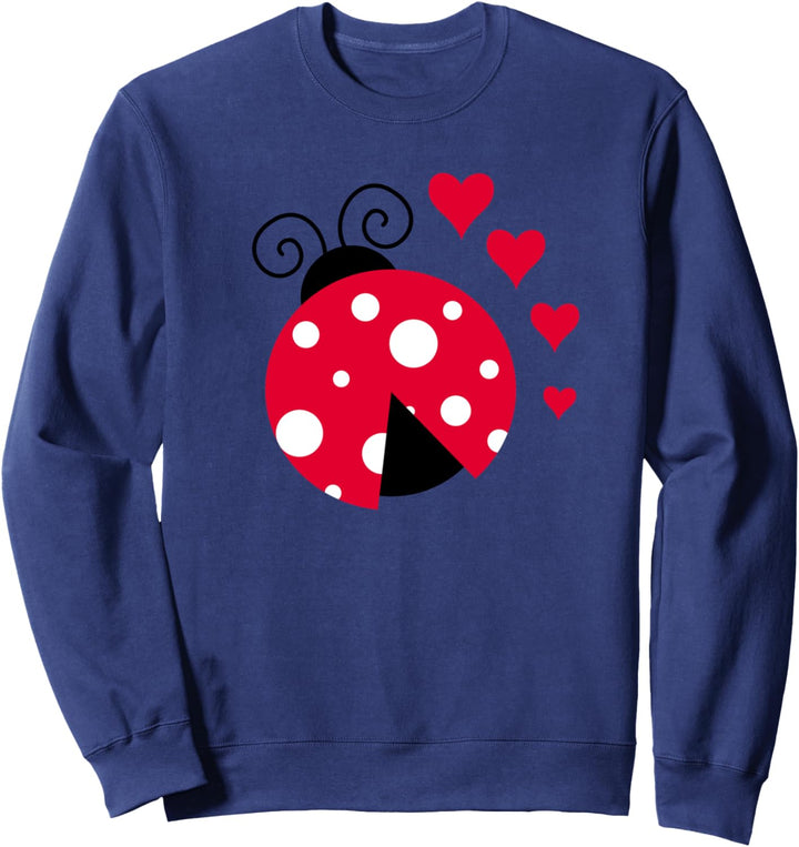Ladybug Bug Lady Mom Beetle Insect Red Sweatshirt