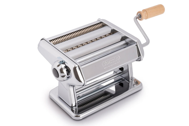 Imperia Titania. Nudelmaschine. 100% Made in Italy. Frische Nudelmaschine aus Stahl. Manueller Quers