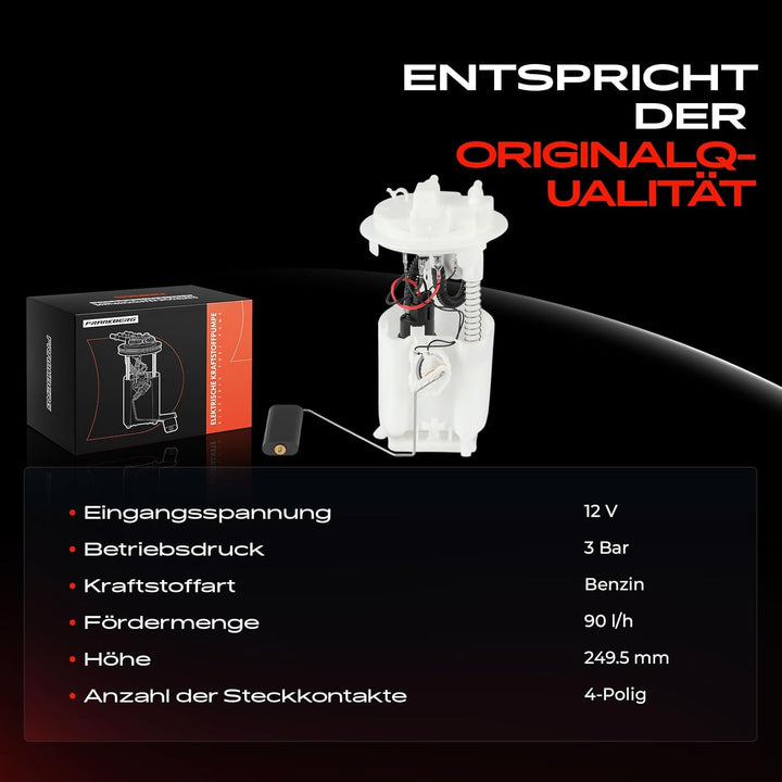 Kraftstoffpumpe Benzinpumpe für Berlingo MF M_ Xsara Picasso N68 607 9D 9U 206 CC 2D 2A/C 206 SW 2E/