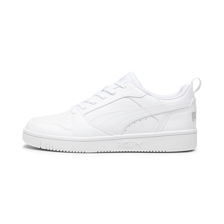 PUMA Unisex Rebound V6 Low Leichtathletik-Schuh 40 EU Puma White Cool Light Gray, 40 EU Puma White C