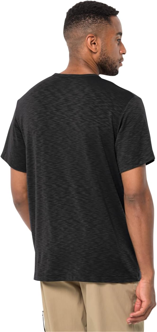 Jack Wolfskin Herren Travel T M T-Shirt Shortsleeve XL Schwarz, XL Schwarz