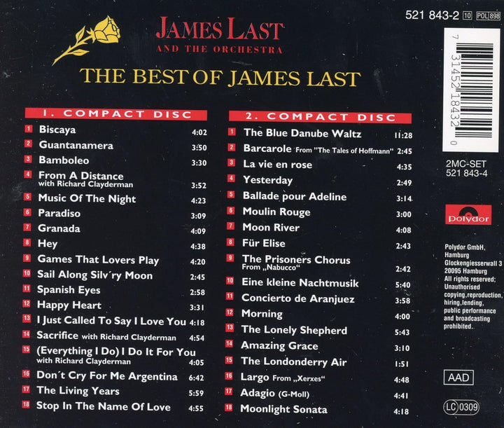 Welthits in Gold, Audio-CD