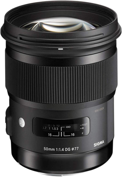 Sigma 50mm F1,4 DG HSM Art Objektiv für Nikon F Objektivbajonett für Nikon Single, für Nikon Single