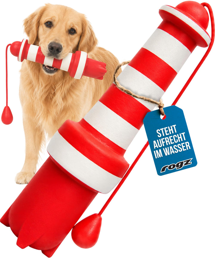 Rogz Leuchtturm Floating Hundespielzeug