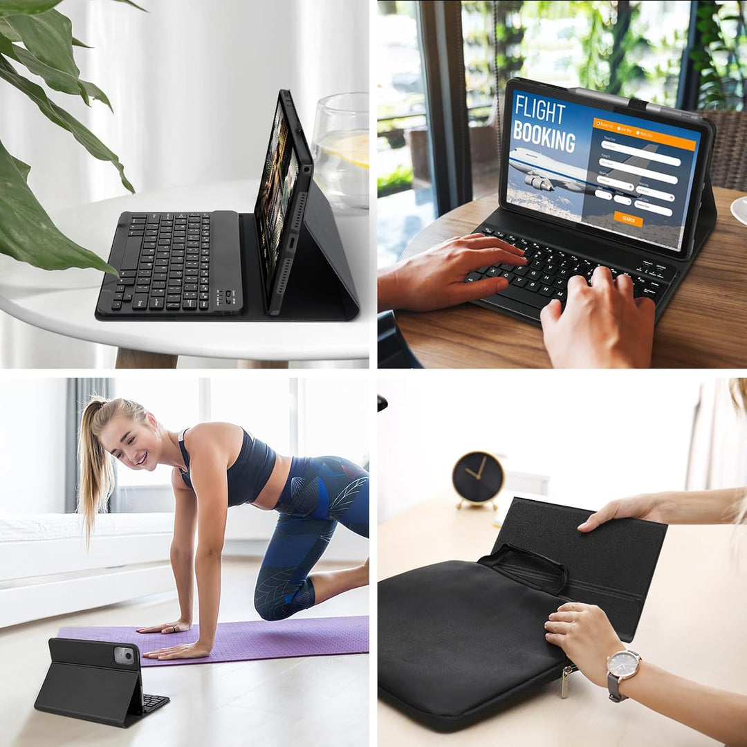 Hülle mit Tastatur für Lenovo Idea Tab 11" 2025 TB-336FU/TB-336ZU, Tastaturs Hülle für Lenovo Idea 1