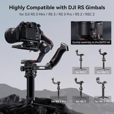 SMALLRIG RS2 RS3 Gimbal Sling Griff, bequemer Handgriff für DJI RS 2 RSC 2 RS 3 RS 3 Pro RS 3 Mini,