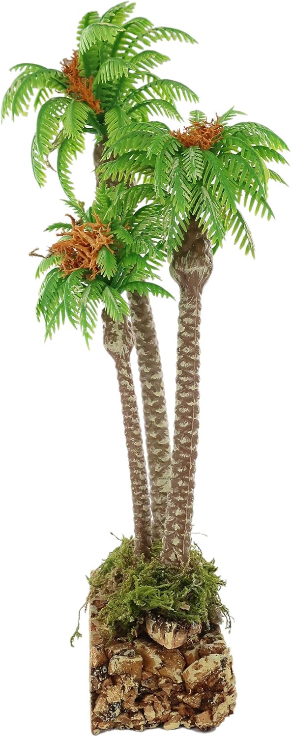 BERTONI Dreifachpalme aus Holz, Mehrfarbig, Einheitsgrösse