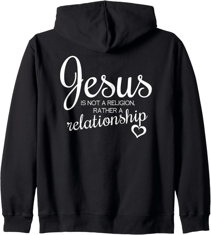 Message - Jesus Is Not A Religion 2 - Fan Fun Kapuzenjacke