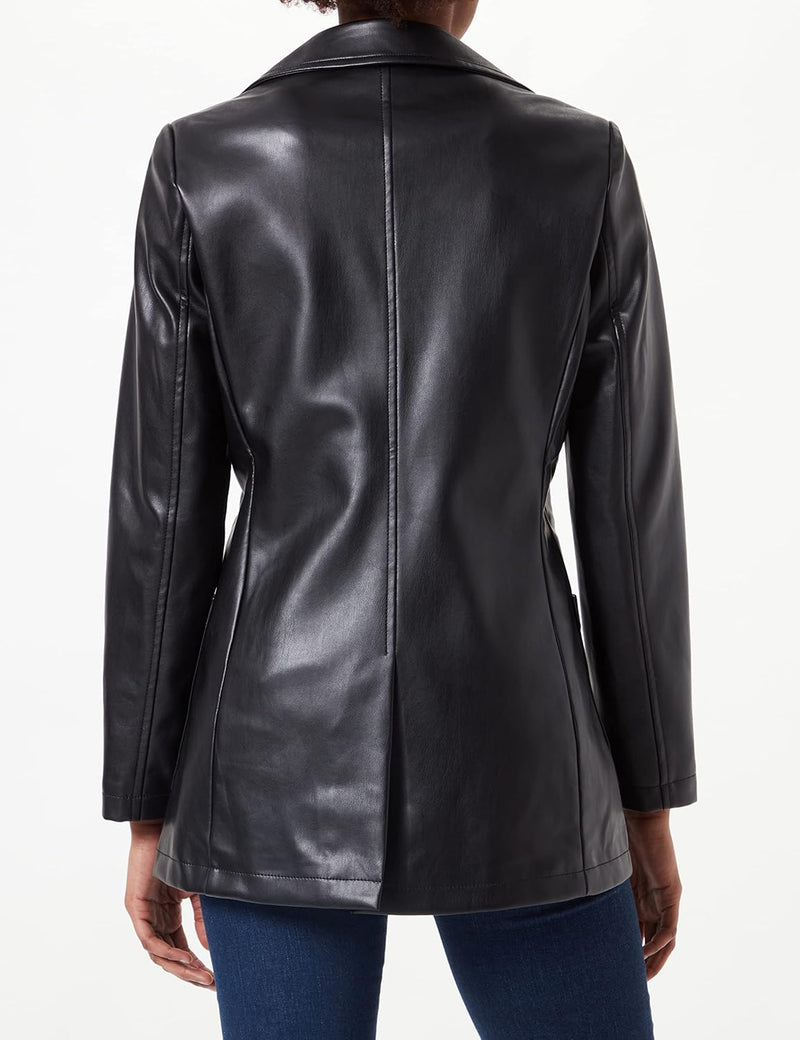 NA-KD Damen Pu Blazer