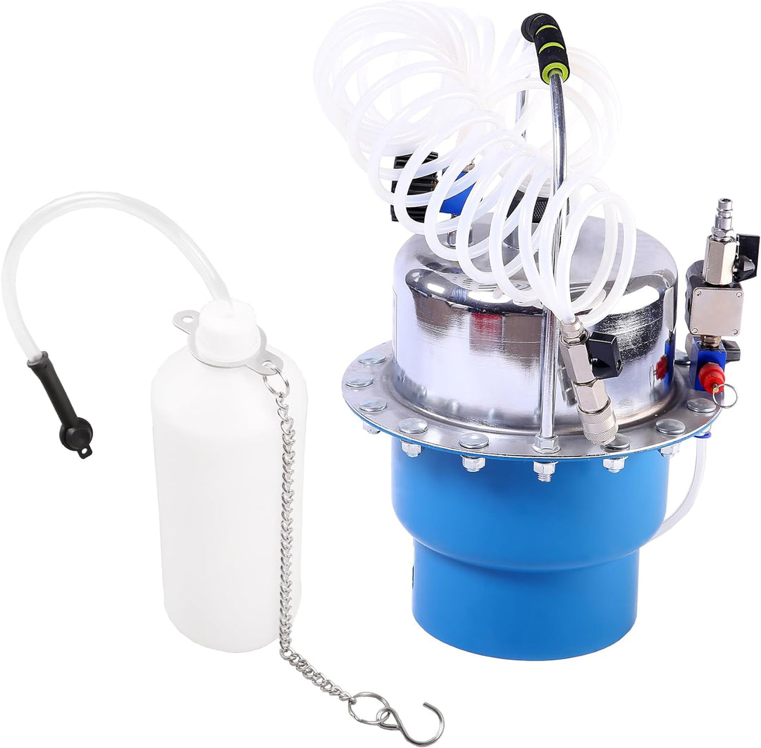 echtools Bremsen entlüften Druckluft 5L Bremsenentlüftungsgerät + KFZ Adaptersatz
