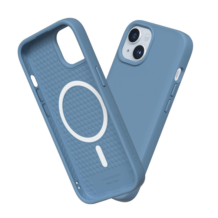 RhinoShield Case kompatibel mit [iPhone 15 Plus] | SolidSuit - MagSafe-kompatibel -Stossdämpfende &