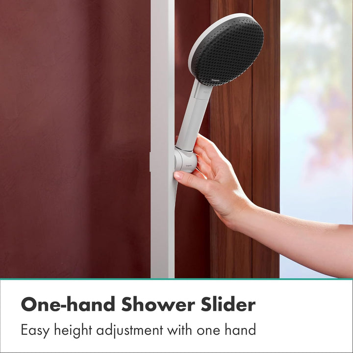 hansgrohe Raindance Alive Select S - Duschset mit Duschkopf wassersparend (EcoSmart, 3 Strahlarten i