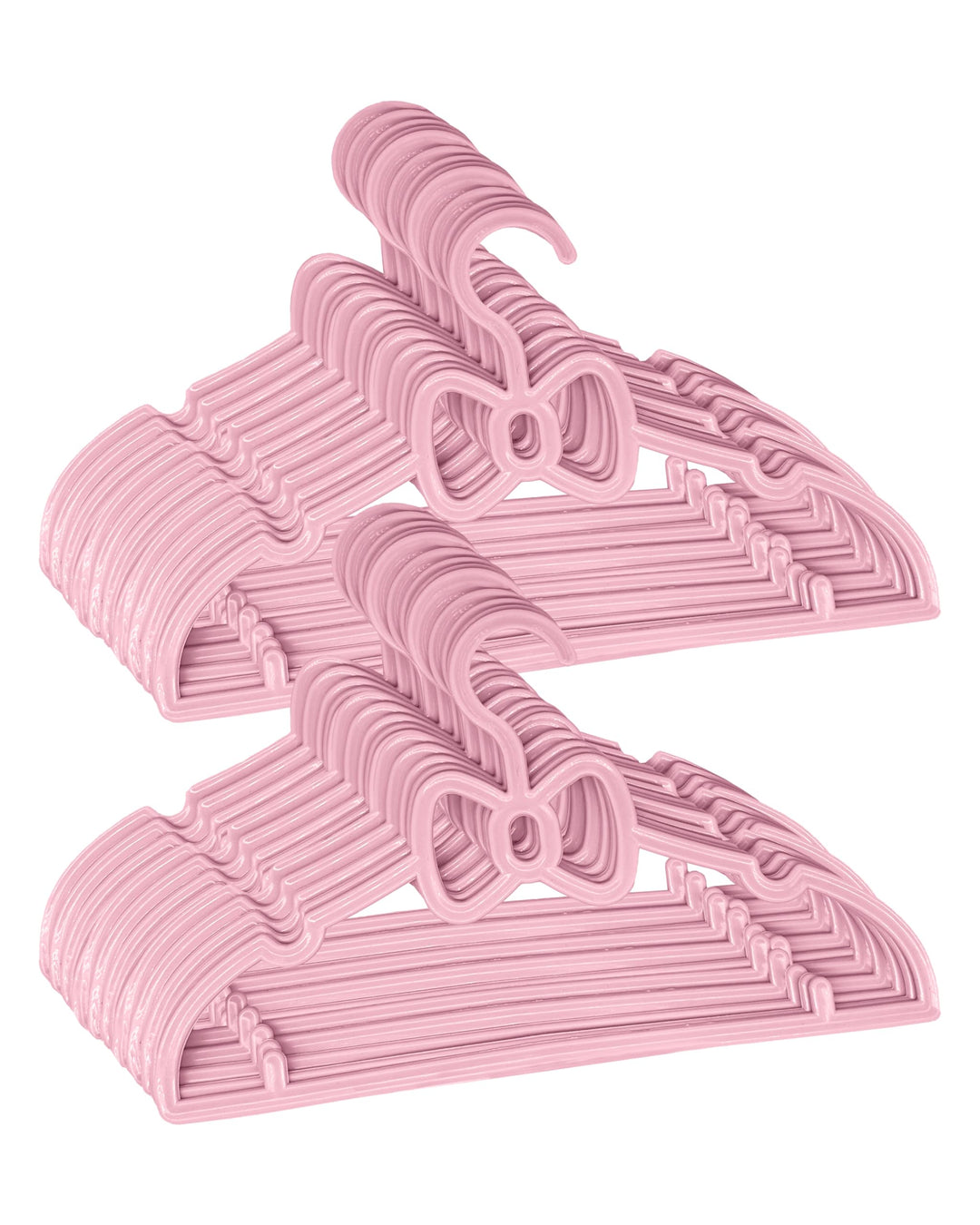 Kleiderbügel für Kinder, Kunststoff, mehrfarbig, Multipack Code 9830 (30, 9836-Rosa) 30 9836-rosa, 3