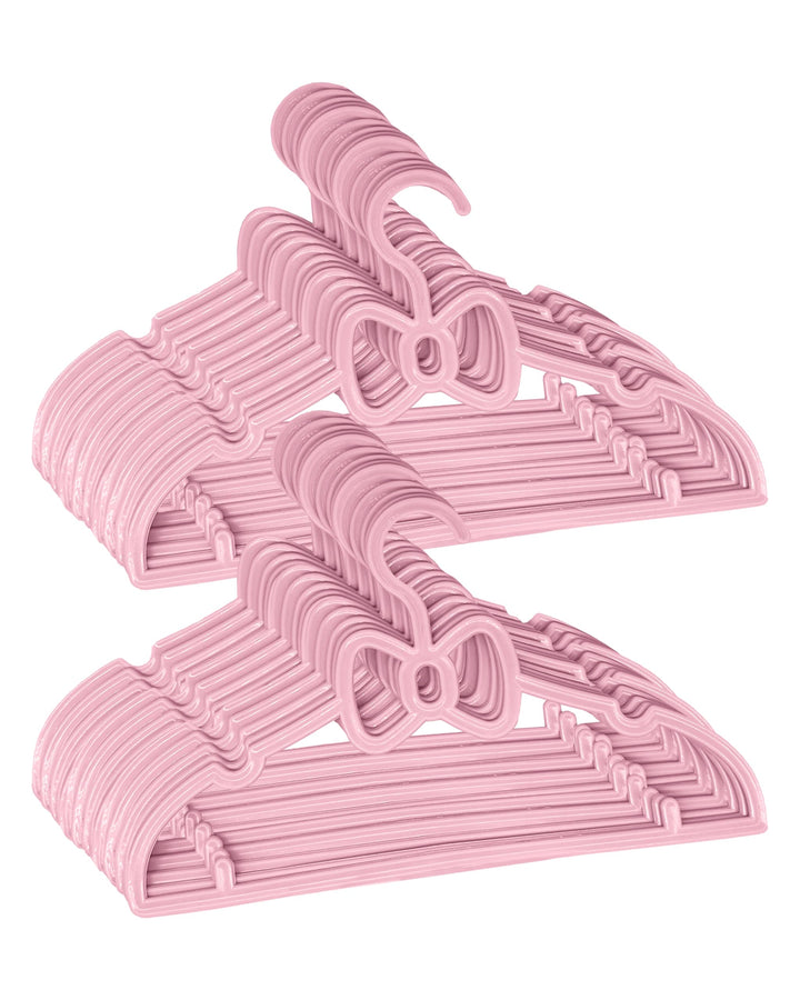 Kleiderbügel für Kinder, Kunststoff, mehrfarbig, Multipack Code 9830 (30, 9836-Rosa) 30 9836-rosa, 3