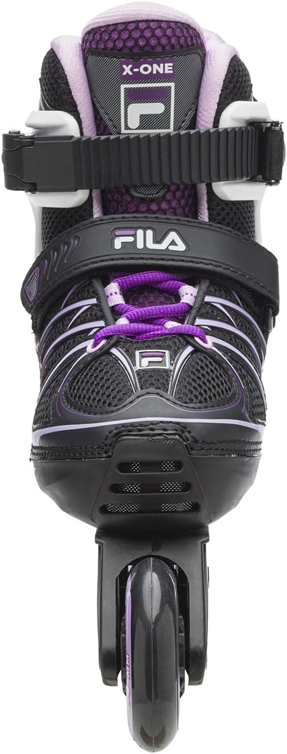 FILA Skates X-one Girl Inlineskates für Mädchen und Damen I in 4 Grössen verstellbar I schwarz/pink/