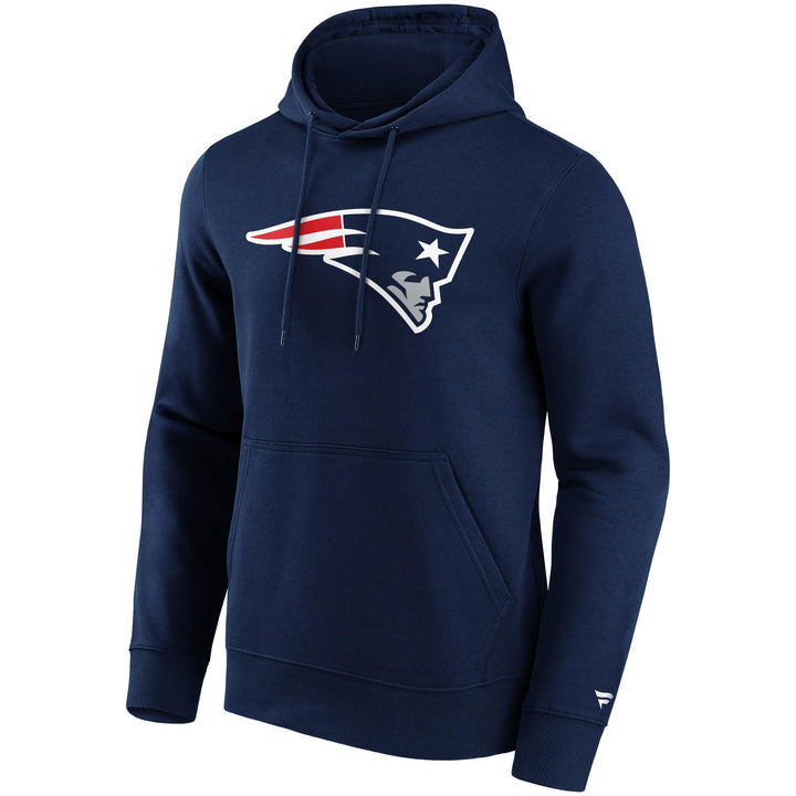 Fanatics New England Patriots Mid Essentials Crest Kapuzenpullover Herren dunkelblau / rot S, dunkel