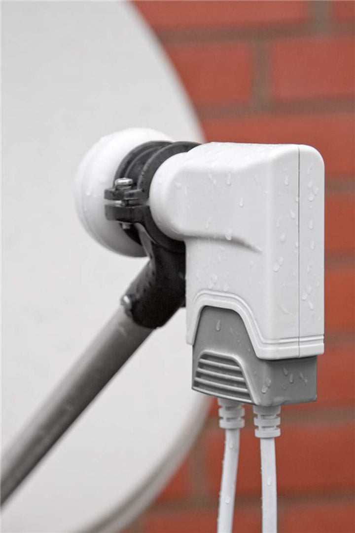 Digitaler universal Satellit Quad LNB Empfänger mit 4 F-Buchse für direkten Anschluss von 4 Sat-Rece