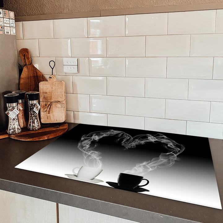 KitchenYeah© Herdabdeckplatte Einteilig Ceranfeld Abdeckplatte Küche Deko Ceranfeldabdeckung Herdabd