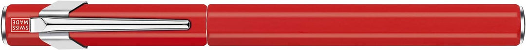 Caran d'Ache 849 Metall Füllfederhalter matt Rot B, 1 Stück (1er Pack)