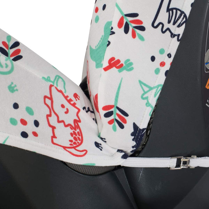 JYOKO Kids Bezug für Autositze kompatibel mit Besafe Izi Plus (Dino Party), Dino Party