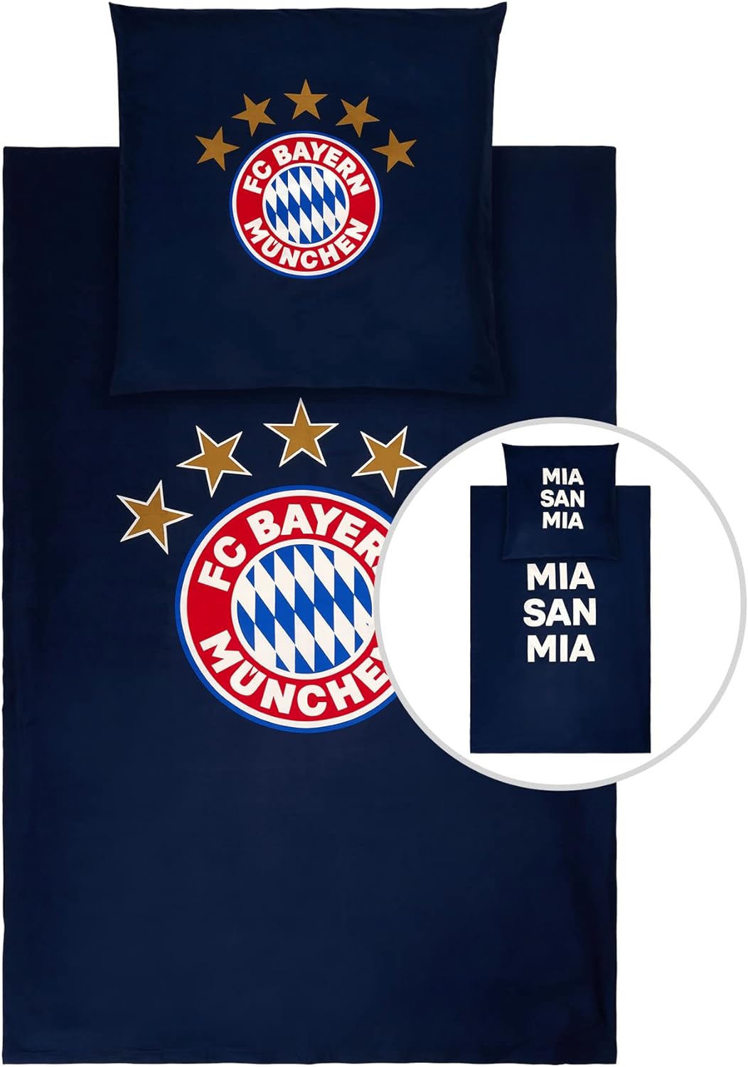 FC Bayern München Bettwäsche Glow in The Dark