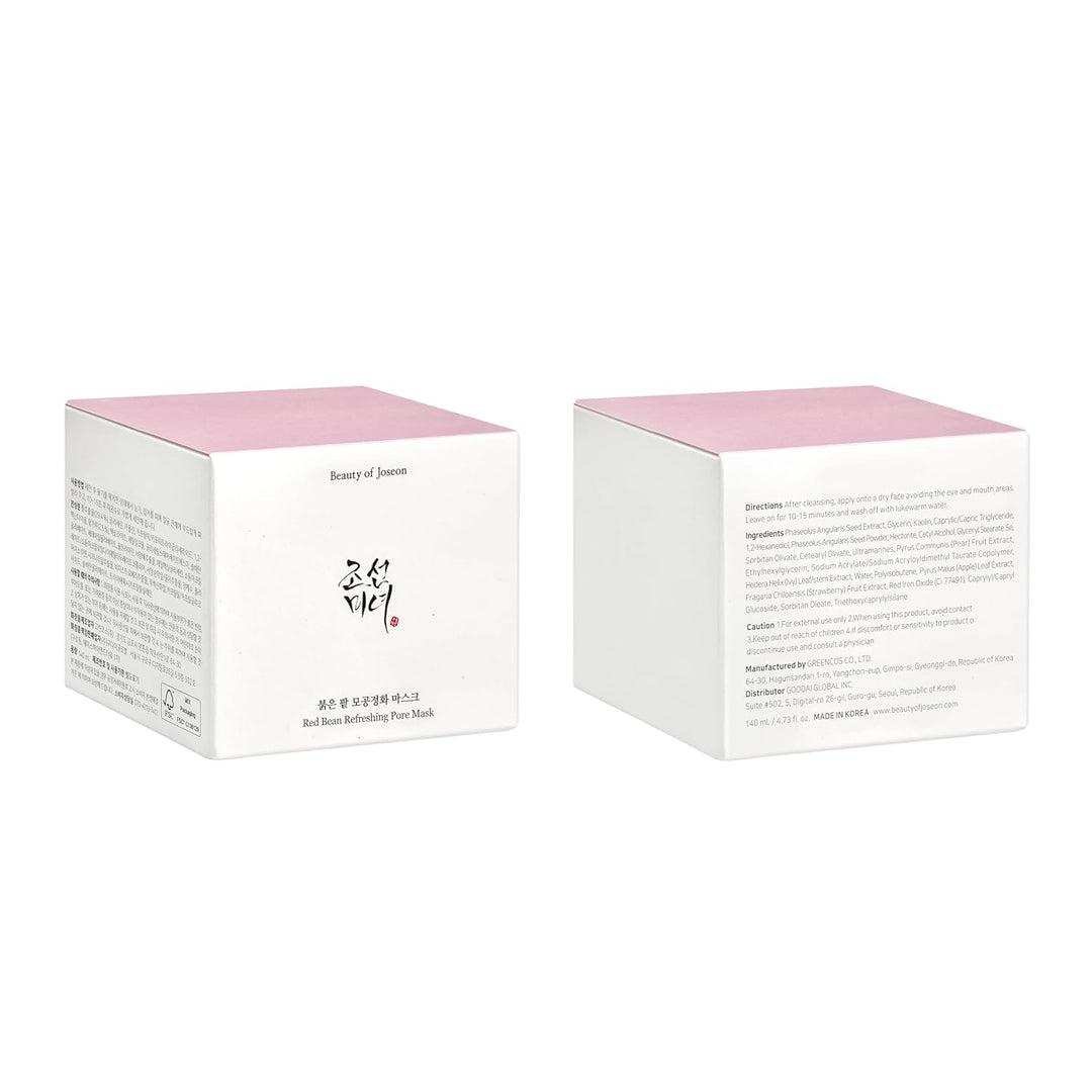 Beauty of Joseon Kühlende Porenmaske mit roten Bohnen, 140 ml, 4,73 fl.oz