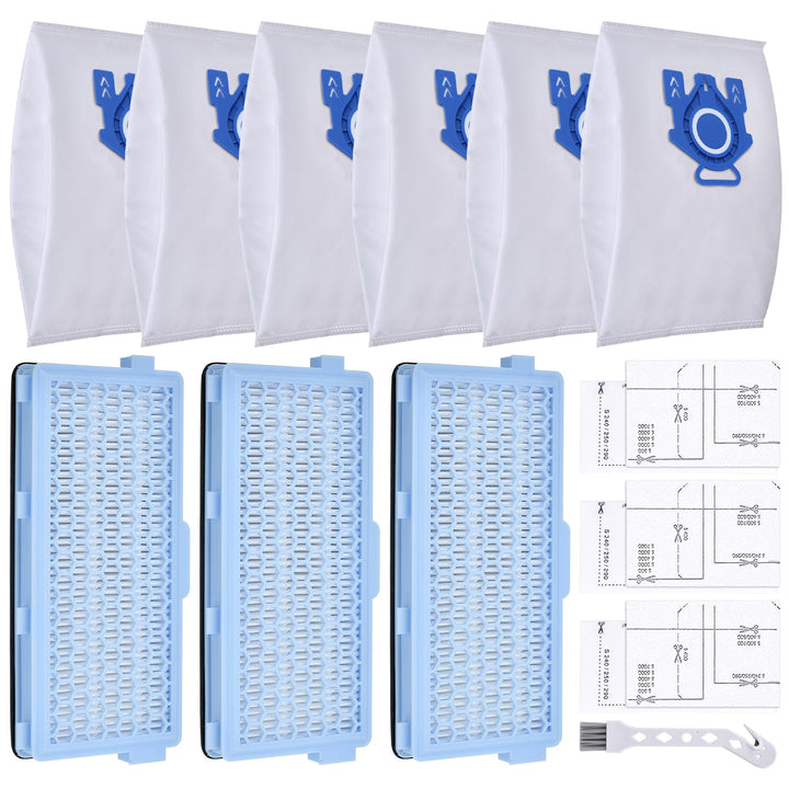 Filter für Miele Active Airclean Plus 50 Staubsauger Compact C1&C2, Complete C2&C3, S8340 S4000 S500