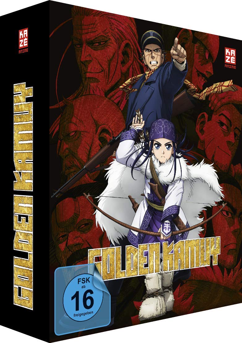 Golden Kamuy - Gesamtausgabe - Staffel 1&2 - [DVD], DVD