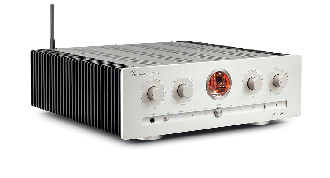 Vincent SV-237 MKII High-End Hifi Hybridverstärker, warmer dynamischer Röhren-Sound, mit Bluetooth-S