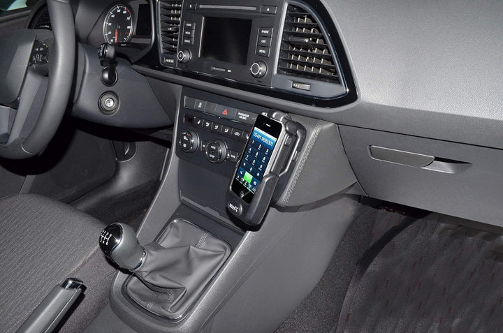 KUDA 079105 Halterung Kunstleder schwarz für Seat Leon III ab 2013, 079105