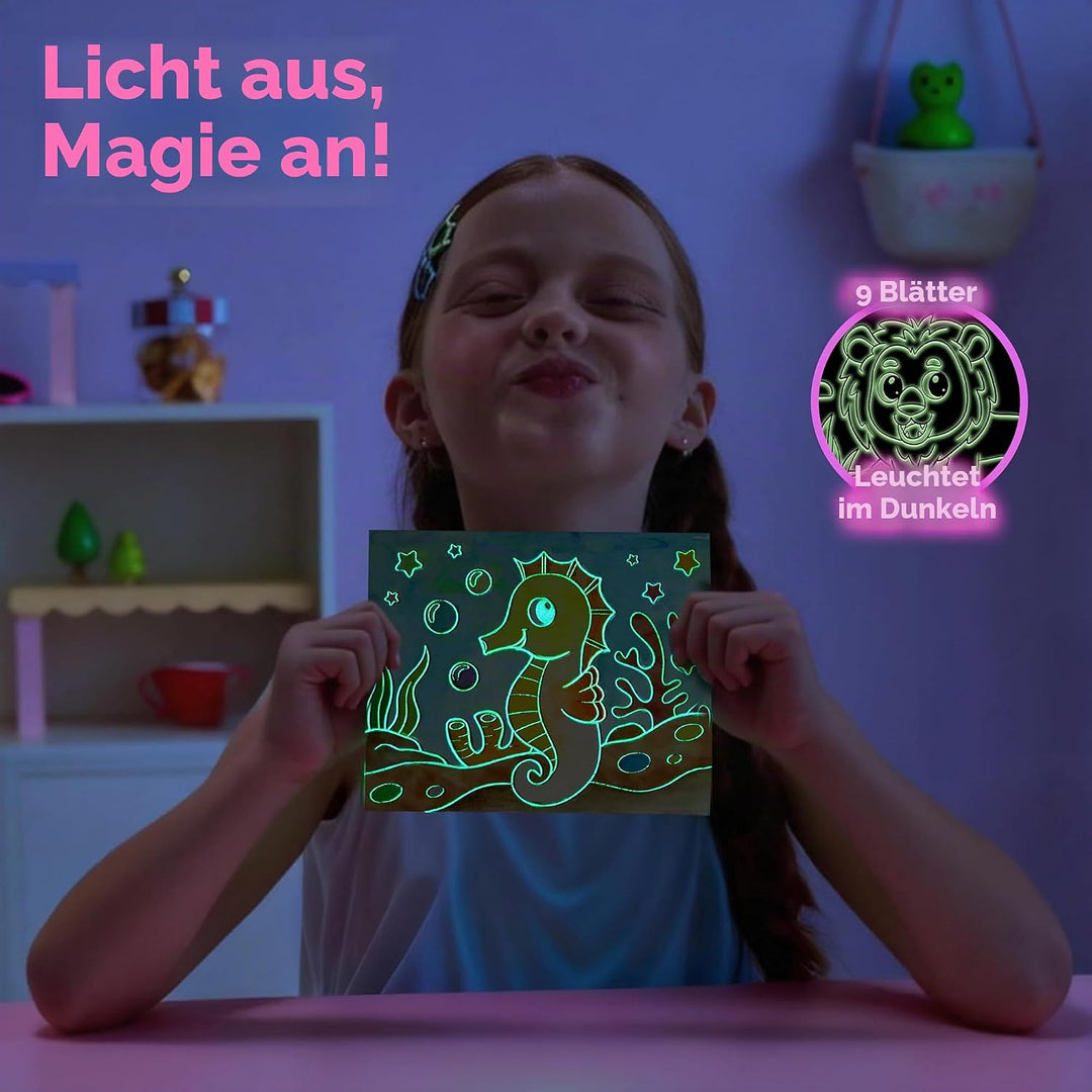 Klever Kits Aquarell-Malsets für Kinder ab 3 Jahren, Malbücher für Kleinkinder, Bastelspielzeug, Geb