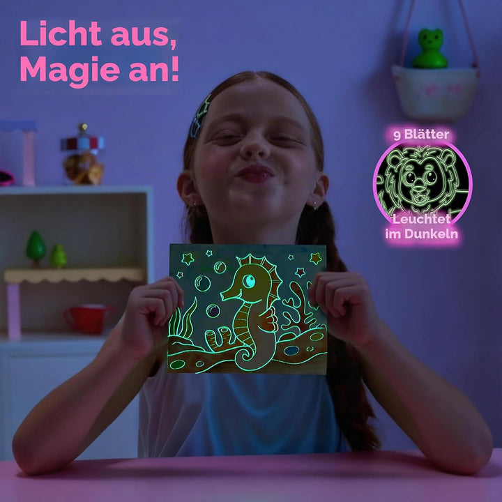 Klever Kits Aquarell-Malsets für Kinder ab 3 Jahren, Malbücher für Kleinkinder, Bastelspielzeug, Geb