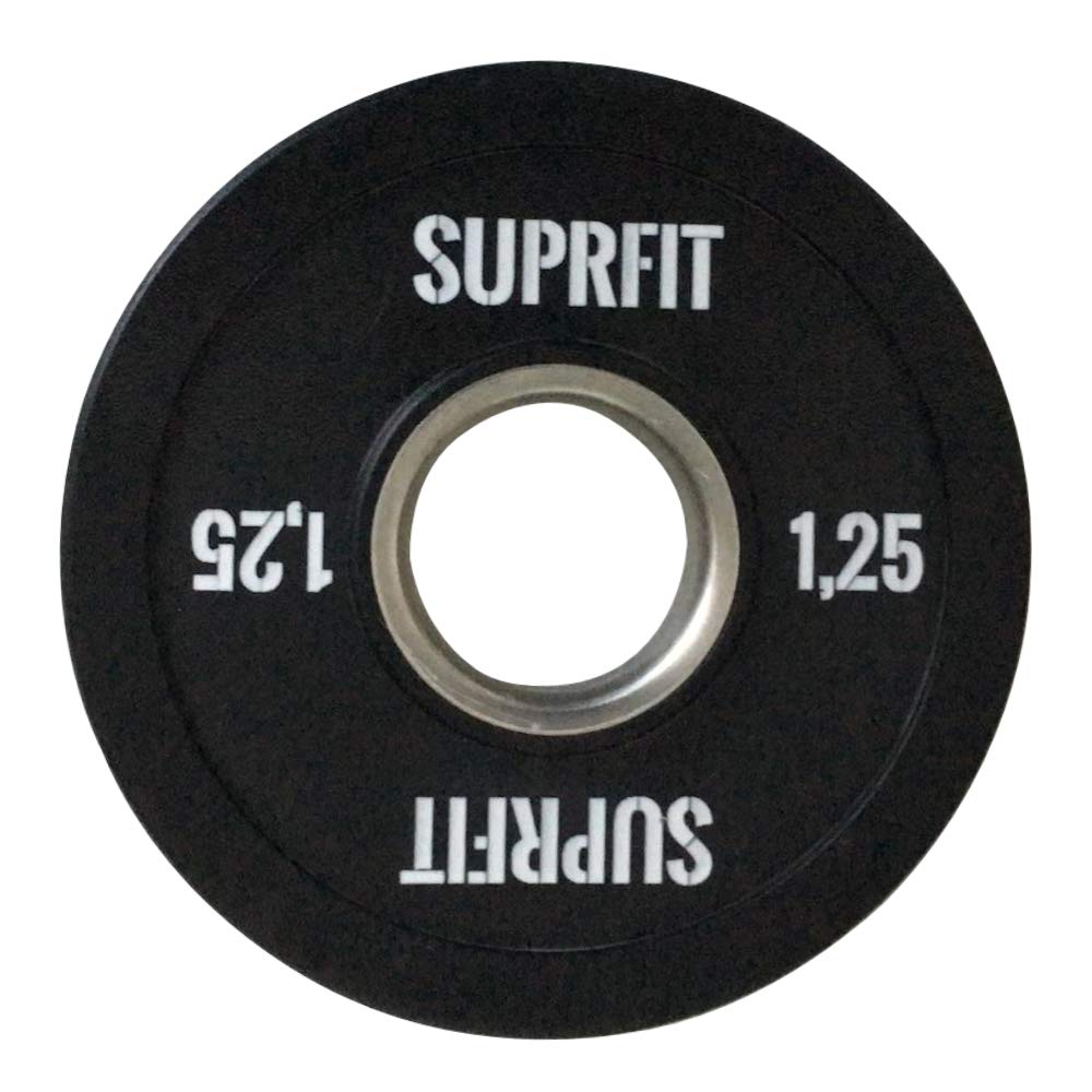 Suprfit Mini PU Bumper Plates - gummierte Hantelscheiben für Techniktraining mit der Hantelstange, E