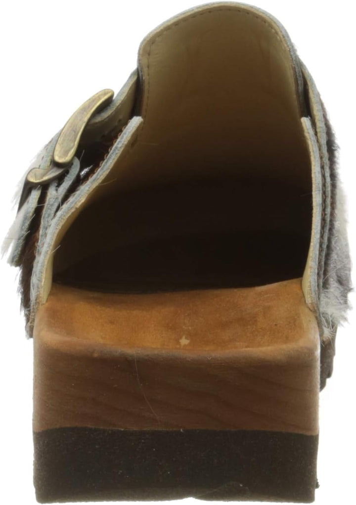 Woody Lukas Herren Clogs, 49 EU Mehrfarbig Natur