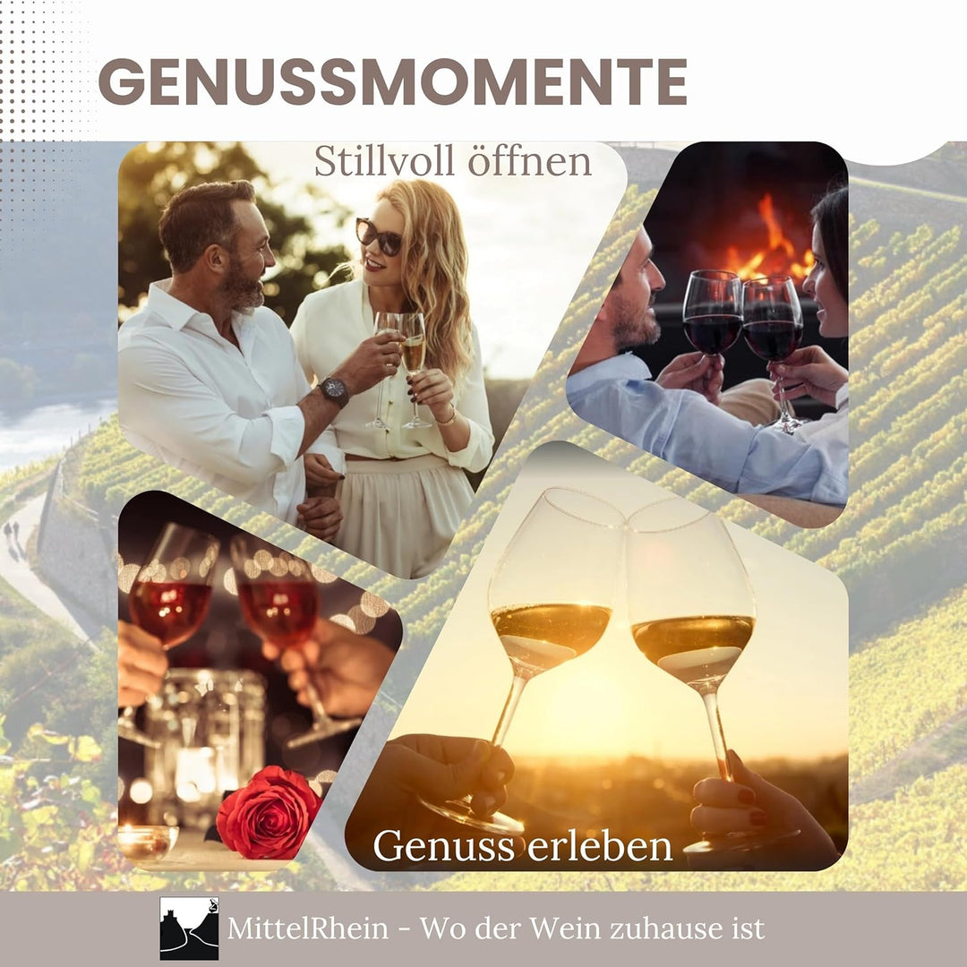LORELEY MITTELRHEIN Germany Premium Kellnermesser | Korkenzieher | Weinöffner | Flaschenöffner aus O