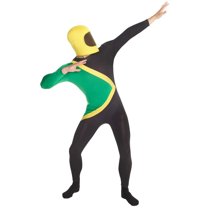 Morph Costumes - Jamaikanisch Bobsled Kostüm XL Jamaikanisch Anzug, XL Jamaikanisch Anzug