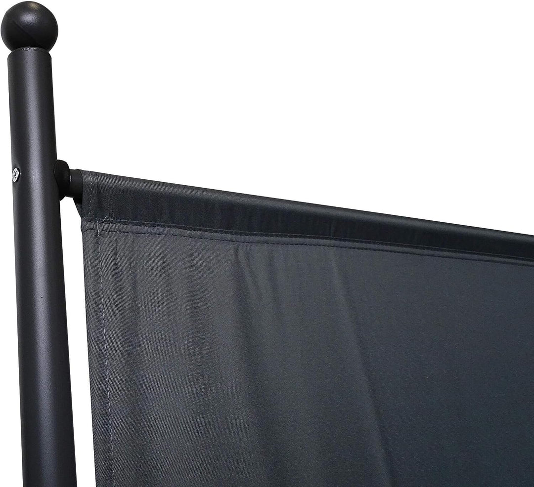 QUICK STAR Paravent 180 x 178 cm Stoff Raumteiler Gross Garten Stellwand Trennwand Balkon Sichtschut