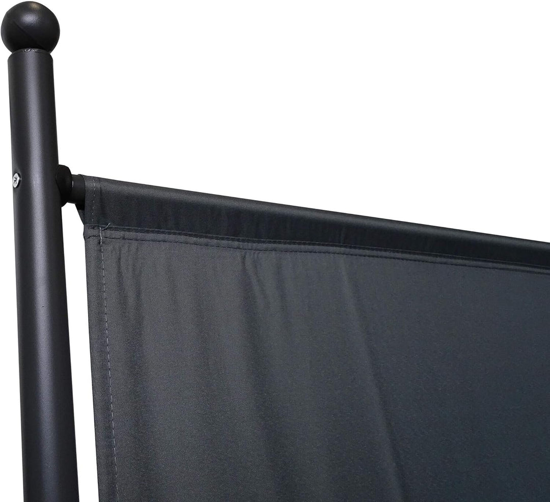 QUICK STAR Paravent 180 x 78 cm Stoff Raumteiler Klein Garten Stellwand Trennwand Balkon Sichtschutz