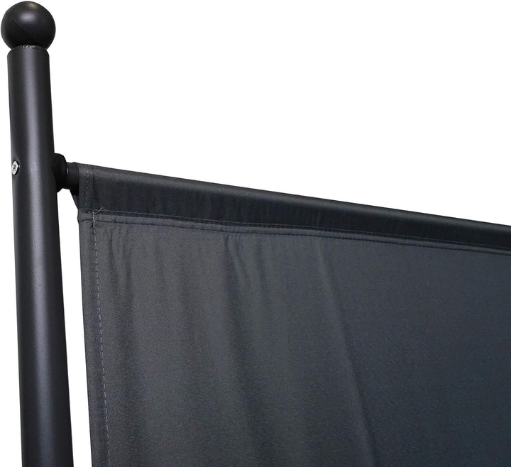 QUICK STAR Paravent 180 x 78 cm Stoff Raumteiler Klein Garten Stellwand Trennwand Balkon Sichtschutz