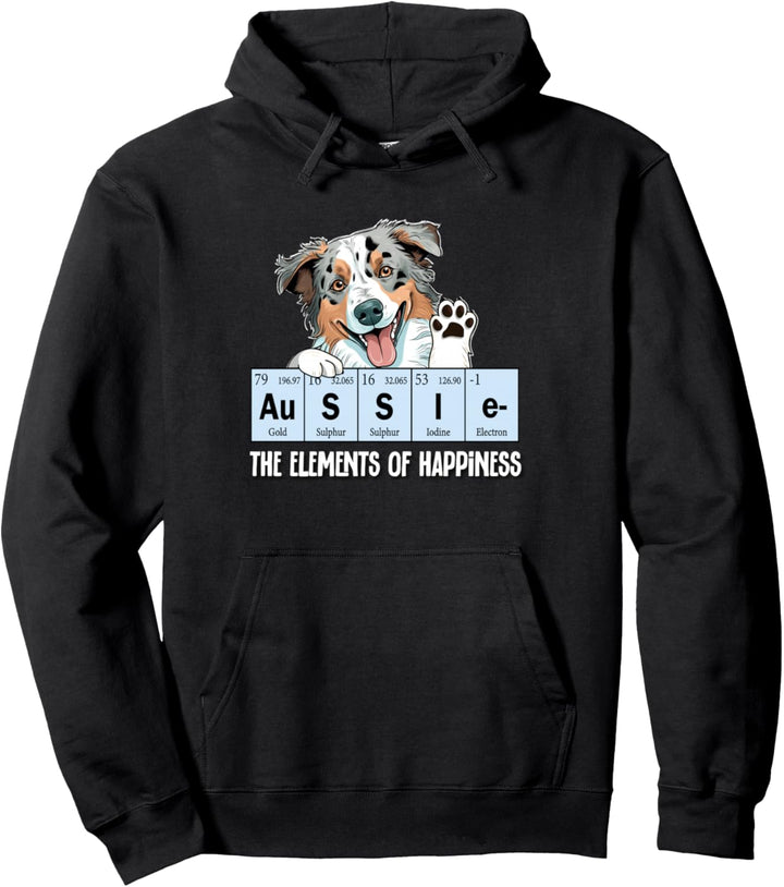 Blue Merle Australian Shepherd Pullover Hoodie