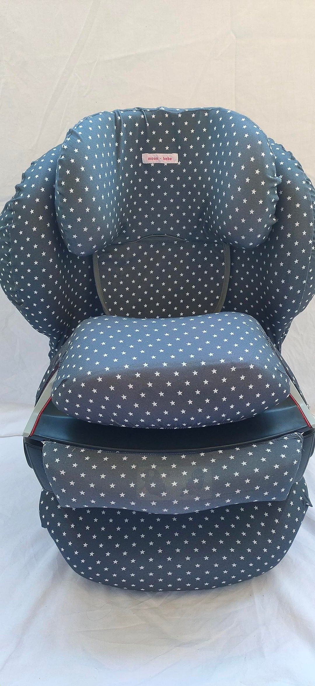 moon-bebe Bezug kompatibel mit Cybex Silver Juno 2-Fix Autositz (Grau), grau